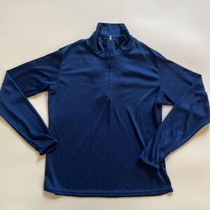 Patagonia Vintage Capilene Half Zip Pullover Men's Baselayer Top Navy Small